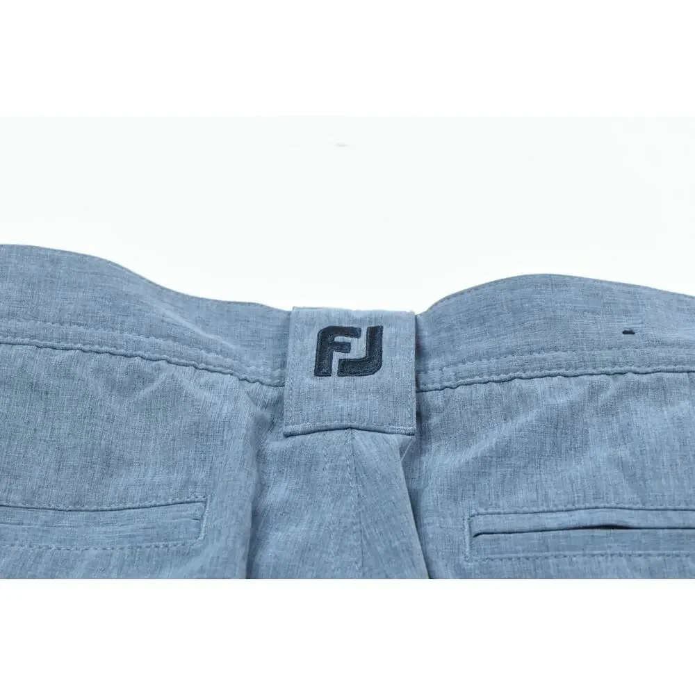 FootJoy Golf Shorts Mens 32 Steel Blue Lightweight Stretch 9